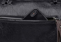 Bolso de mano de cuero PU suave para mujer, bolso cruzado de gran capacidad, bolso de viaje de negocios, bolso de mano Vintage, invierno, nuevo - details 15