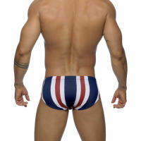 Jessborn pantalones de natación triangulares a rayas verticales para hombre, pantalones de natación sexys de tiro bajo, pantalones cortos deportivos para surfear en la playa, primavera caliente - details 5