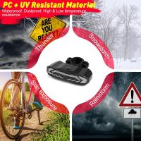 Elecpow Bicycle Burglar Alarm Taillight IP65 Waterproof USB Charge Scooter Bike Rear Lamp Turn Signal Warning Auto Brake Light - details 9