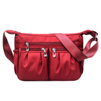 Bolso de hombro de nailon para mujer, bandolera impermeable con múltiples bolsillos, de gran capacidad, Oxford, de viaje - details 20
