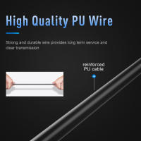 Retevis Walkie Talkie Headset Air Tube PTT Headphone 2 Pin Earphones for Kenwood Baofeng UV 5R RB618 RT622 - details 4