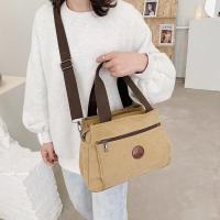 Bolso de mano informal de lona para mujer, bandolera de hombro de gran capacidad, de diseñador, para compras - details 7