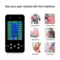 Electroestimulador de Fisioterapia Tens, masajeador de pulso EMS de baja frecuencia, 12 modos - details 10