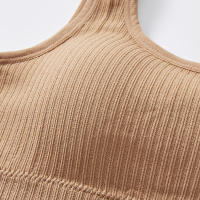 Top de Deportiva de Algodón para Mujer Sexy Lencería de Color Sólido Cómoda Ropa Exterior - details 8