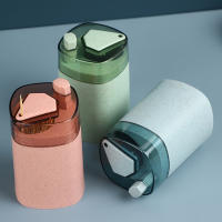 Soporte automático para palillos de dientes, dispensador creativo de palillos de dientes, contenedor de palillos de paja de trigo, cocina emergente - details 4