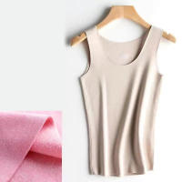 Chaleco deportivo para mujer Tops térmicos de lana cálidos de invierno - details 16