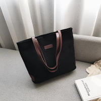 Bolso de mano de lona informal para mujer, bolsa de hombro de gran capacidad, ligera, de compras, de algodón y lino, con asa, de viaje, Hobo - details 5