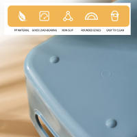 Contenedores de almacenamiento de utensilios de cocina creativos, organizadores de platos, caja de almacenamiento de PP para verduras, frutas, accesorios de cocina prácticos - details 7
