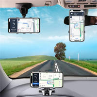 Soporte de teléfono 3 en 1 para coche, espejo retrovisor de salpicadero para teléfono móvil, navegación GPS, soporte de teléfono automático ajustable para iPhone 13 - details 8