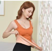 Chaleco deportivo para mujer Camiseta interior cálida de encaje delgado - details 0