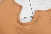 Conjunto de Yoga sin costuras para mujer, camisas de entrenamiento, pantalones deportivos, sujetador, trajes de gimnasio, Leggings de cintura alta para correr, Fitness, ciclismo, pantalones de Yoga - details 14