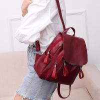 Mochila antirrobo de cuero suave para mujer, bolsos escolares de gran capacidad, bolsos de viaje, diseñador de lujo, moda - details 3