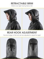 WEST BIKING-chubasquero impermeable para ciclismo para hombre y mujer, camiseta reflectante para bicicleta eléctrica, chaqueta deportiva para bicicleta de montaña y carretera - details 6