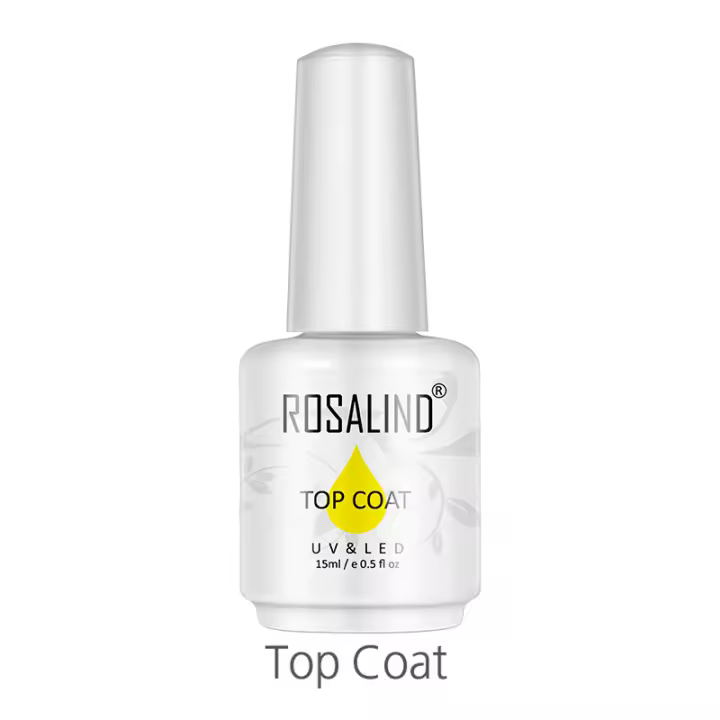 ROSALIND-Base/capa superior para uñas, 15ml, imprimación mate, capa superior, decoración de manicura, barnices híbridos para arte de uñas DIY - 1