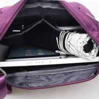 Bolso de hombro de nailon para mujer, bandolera impermeable con múltiples bolsillos, de gran capacidad, Oxford, de viaje - details 23