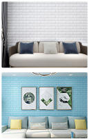 38*35cm Self-adhesive 3D Brick Wallpaper PE Foam Wall Panels Stickers Waterproof Wallpaper Home Decoration - details 8