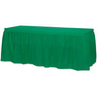 Mantel Desechable de Plástico para Decoración de Fiestas Bodas Festivales 6 Colores Jupe de Mesa de Cumpleaños y Aniversario Fabricado en China - details 8