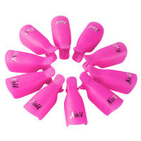 Herramientas de Manicura para Eliminación de Esmalte de Uñas 10PCS Clips de Gel UV Herramienta de Envuelto para Remoción de Fluido Normal en Belleza - details 12