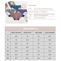 Ropa Interior de Cintura Alta de Seda de Hielo Transpirable Bikini de 4 Capas a Prueba de Fugas para Mujeres Ropa Interior de Menstrual - details 0