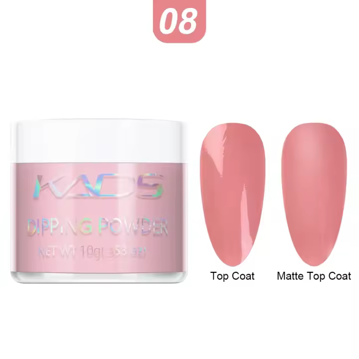 KADS-Polvo de inmersión para uñas, polvo de inmersión, pigmento cromado, decoración de manicura, 37 colores, 10g - 1