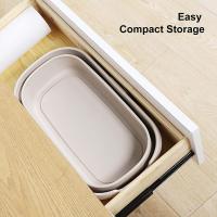 Cubo de agua plegable para limpieza de Mop10L, cubo de agua plegable multiuso, cesta práctica portátil - details 2