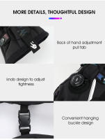 WEST BIKING-Guantes Térmicos de invierno para ciclismo, manoplas reflectantes para pantalla táctil, resistentes al agua, para ciclismo, moto y esquí - details 13