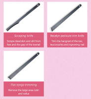 Cortaúñas para manicura y pedicura, conjunto de acero inoxidable, tijeras para cutículas, herramienta para cortar cutículas - details 7