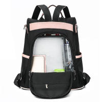 Mochila Oxford de moda para mujer, Bolsa Escolar impermeable para adolescentes, de gran capacidad mochila de viaje, mochila Simple para niñas - details 18