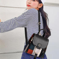 Mochila de cuero PU de alta calidad para mujeres bolso escolar multiusos para adolescentes bolso de hombro chaleco bolso de mano mochila cruzada - details 8