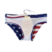 Jessborn calzoncillos de natación para hombre, pantalones de surf de playa con estampado de bandera de los Estados Unidos, cintura baja, sexy, primavera caliente - details 7