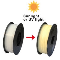 Filamento PLA con Cambio de Color por Reacción a la Luz UV, 1.75mm, 250g, 500g, 1kg, Material Plástico para Impresora 3D, Filamento PLA Azul, Morado, Rosa - details 5