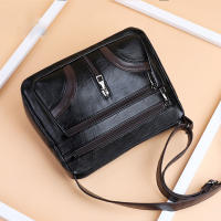 Bolso de hombro de cuero PU para mujer, bandolera versátil, Retro, Simple, informal, regalo para madre de mediana edad - details 13
