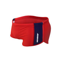 Jessborn bañador de ángulo plano para hombre, ropa de baño con estampado de Letras a juego de colores, Bóxer deportivo para fitness, pantalones cortos cómodos para playa, primavera caliente - details 8