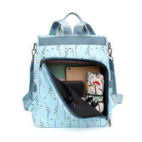 Mochila con estampado Floral para mujer, bolsa de viaje informal, con bola de pelo, de gran capacidad, nueva - details 18