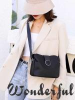 Bolso de hombro de nailon Simple para mujer, bolsa de mensajero impermeable, bolso de compras, bolso de viaje, Bolso pequeño ligero, bolso de ocio - details 5