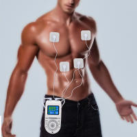 Unidad de máquina Tens de 12 modos, 4 almohadillas de electrodos para alivio del dolor, masaje de pulso, estimulación muscular EMS, Electroestimulador Tens - details 9
