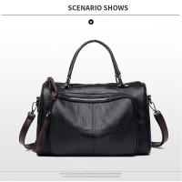 Bolso de mano de cuero PU suave para mujer, bolso cruzado de gran capacidad, bolso de viaje de negocios, bolso de mano Vintage, invierno, nuevo - details 10