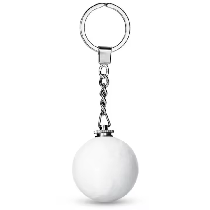 Llavero portátil de luz de luna 3D, lámpara LED de noche, decoración de mochila, bolsa de regalos creativos, decoración de mochila, 2 piezas - 1