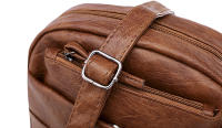 Bolso Vintage con correa de hombro para mujer, bandolera pequeña de cuero Pu, de viaje, con múltiples bolsillos - details 17