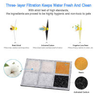 Filtro de Carbón Activado para Dispensador de Agua para Mascotas LED ELSPET/ISYOUNG - details 0