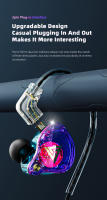 Original QKZ AK6 PRO Wired Earphone HIFI Stereo Headset With MIC HD Call 3.5mm AUX In-Ear Earbuds Music Game Sports Headphones - details 7