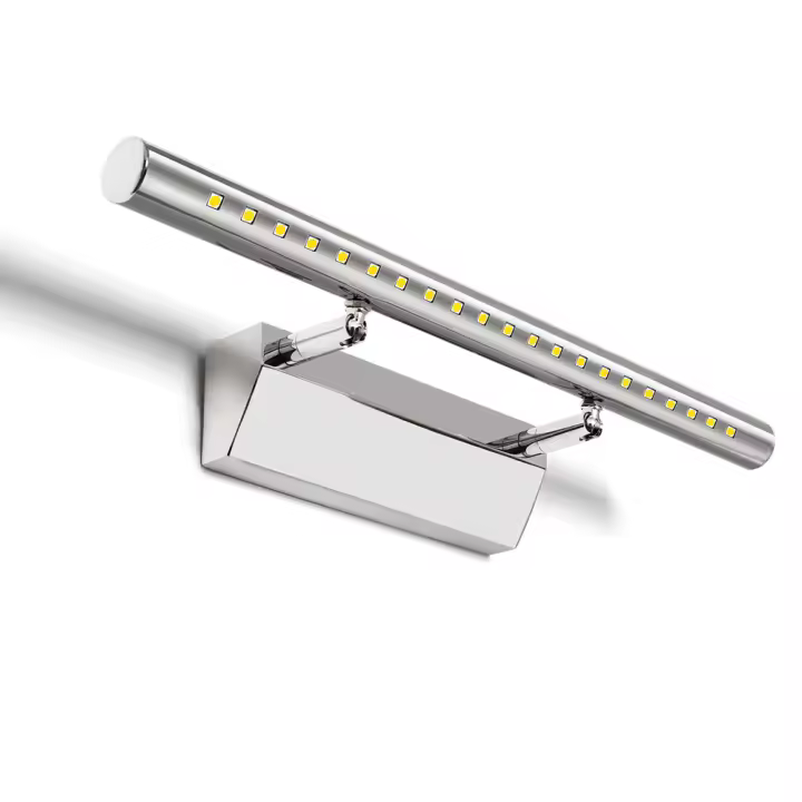 Lámpara LED de pared para espejo de baño, luz nórdica impermeable para dormitorio y sala de estar, color blanco cálido, CA 220V 110V - 1