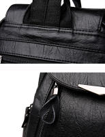 Mochila de viaje para mujer avión gran capacidad hecha de cuero PU bolso de mano para escuela mochila para mujer bolso de hombro femenino - details 21