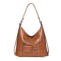 Bolsos de Hombro de Cuero PU Suave de Lujo Multi Bolsillos para Mujeres Bolsa Tote Europea de Gran Capacidad para Compras Bolsa Cruzada Hobo - details 13