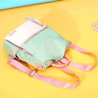 Mochila escolar de tela Oxford para mujer, bolso de hombro de Color caramelo, mochila de viaje para niña adolescente y niño - details 6