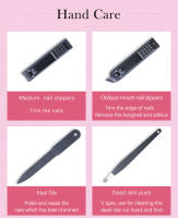 Cortaúñas para manicura y pedicura, conjunto de acero inoxidable, tijeras para cutículas, herramienta para cortar cutículas - details 5