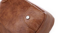 Bolso Vintage con correa de hombro para mujer, bandolera pequeña de cuero Pu, de viaje, con múltiples bolsillos - details 16