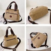 Bolso de mano informal de lona para mujer, bandolera de hombro de gran capacidad, de diseñador, para compras - details 17