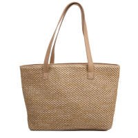 Bolso de paja tejido de gran capacidad para mujer, bolsa de mimbre hecha a mano, bolso de playa, bolso de hombro de paja para vacaciones - details 26