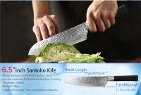 Chef knives 6 Set Professional Japanese Kitchen knives High Carban  stainless steel Meat Cleaver Fruit Paring knife Chef Knife - details 4